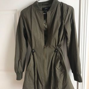 Army Green Rain Jacket
